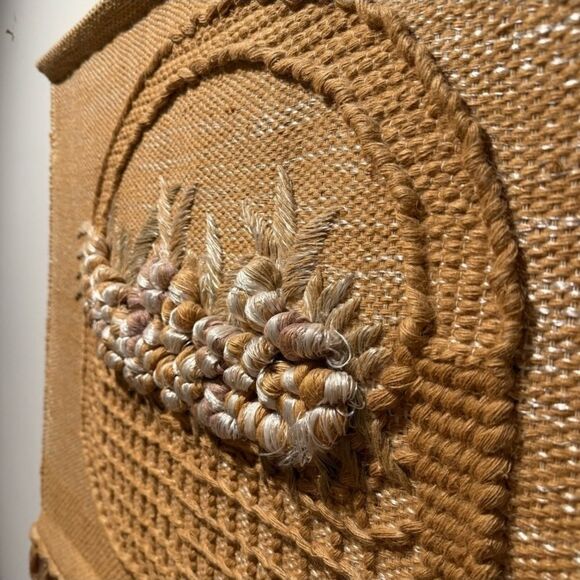 Handcrafted Woven Wall Hanging in Brown - Picture 12 of 12